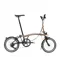 Brompton P-Line Urban Mid Folding Bike 2024 Bronze Sky