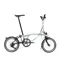 Brompton P-Line Urban Mid Folding Bike 2024 Lunar Ice