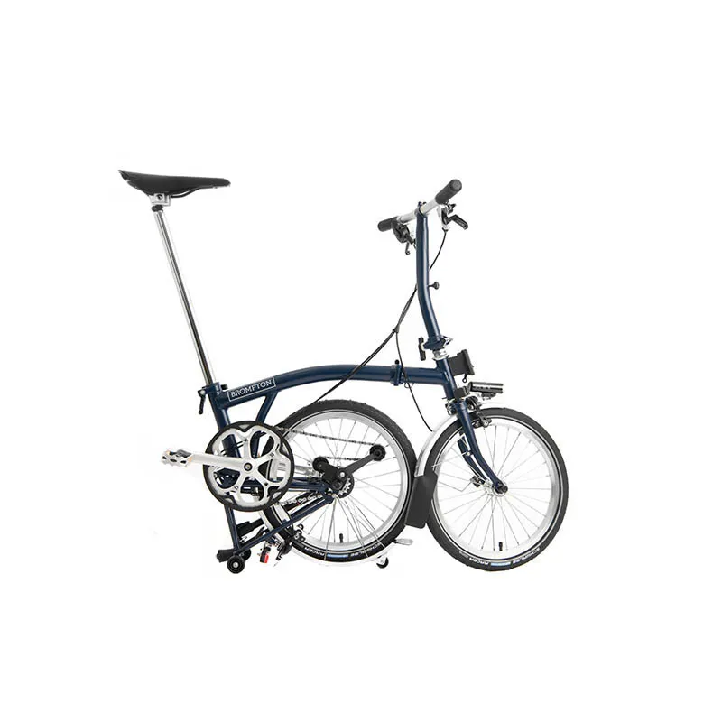 Brompton S6L Folding Bike 2021 Tempest Blue-1
