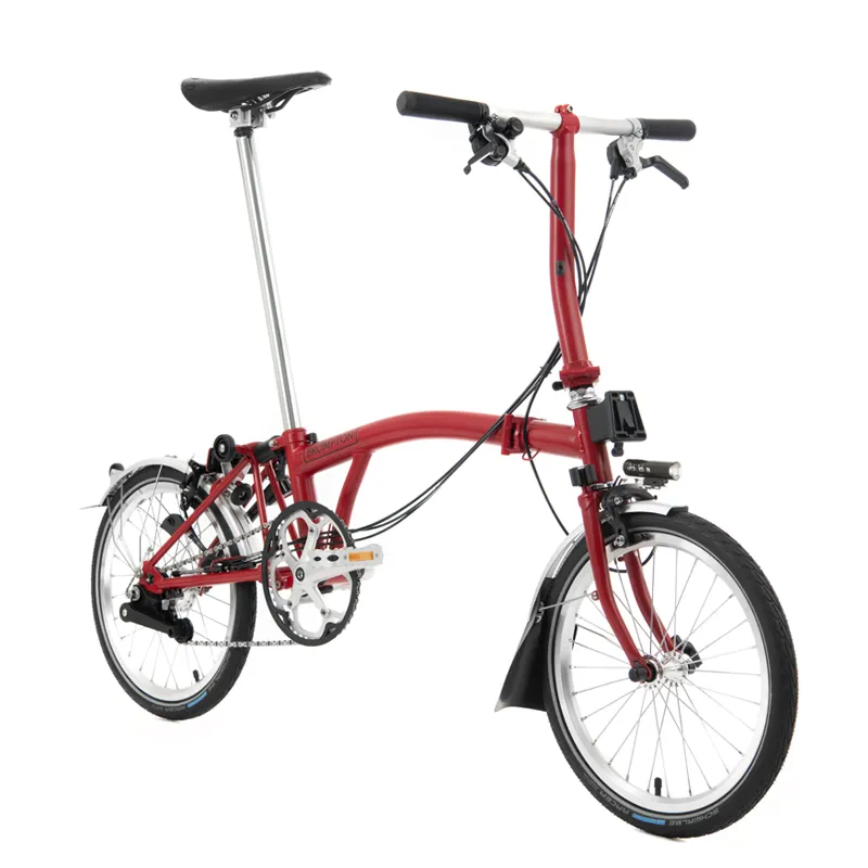 Brompton S6L Folding Bike 2021 House Red-3