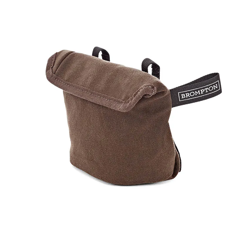 Brompton Waxed Canvas Saddle Pouch Bag Khaki-1