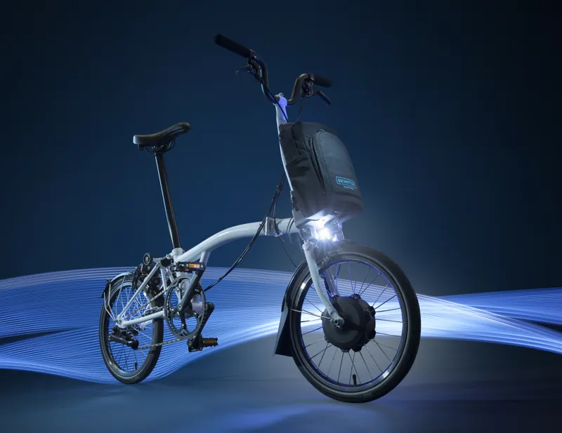 Brompton H2LU Electric Bike 2020 White White-1