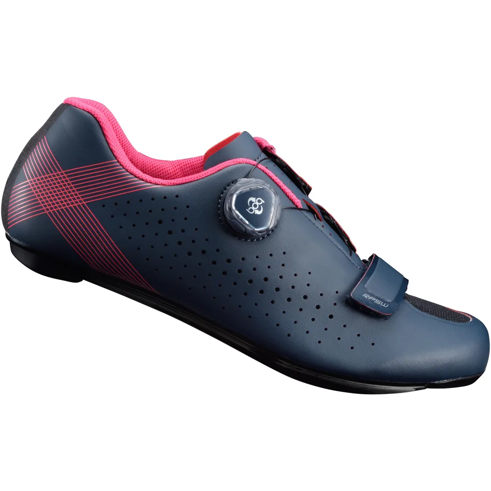 Shimano Shimano RP501WN SPD-SL Womens Road Shoes Navy/Pink