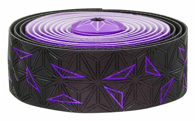 Supacaz Super Sticky Kush Bar Tape Star Fade Neon Purple