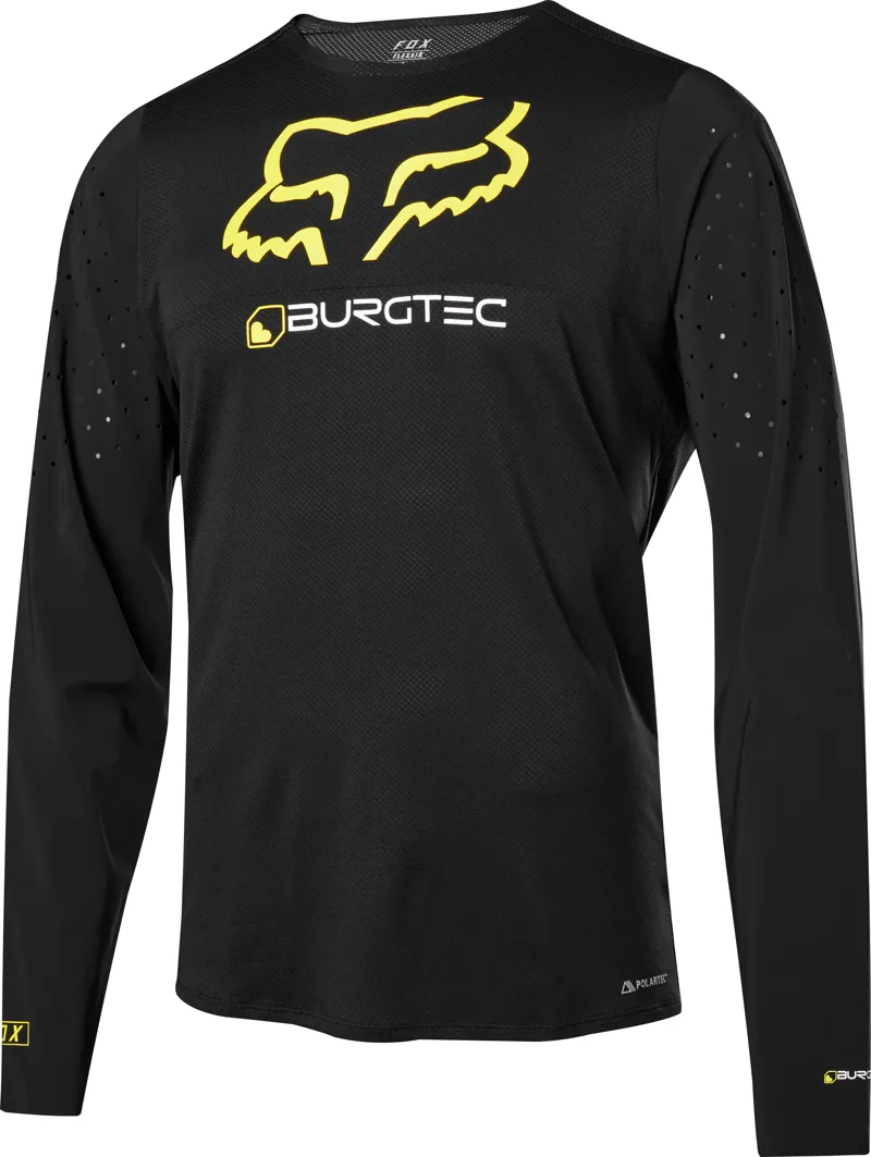 Burgtec Fox Flexair Delta LS Jersey LTD Burgtec Black