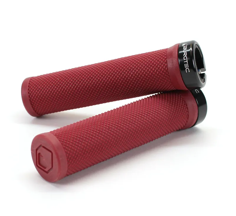 Burgtec Bartender Lock On Grips Red-1