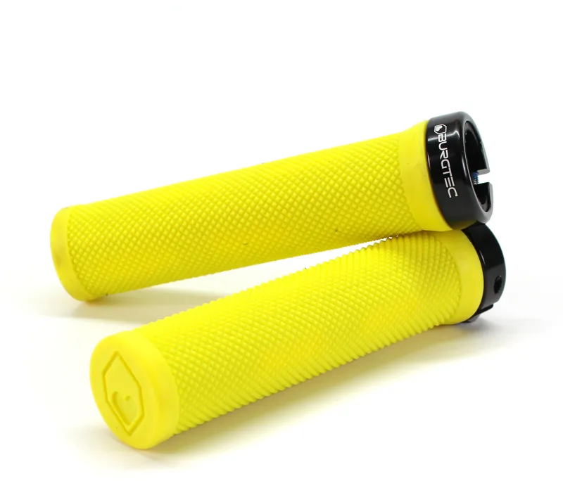Burgtec Bartender Lock On Grips Yellow-1
