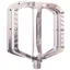 Burgtec Penthouse MK5 Flat Pedals Steel Rhodium Silver