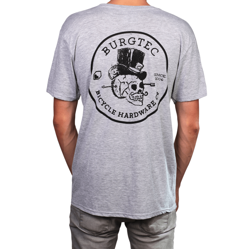 Burgtec Grey Skull Hardware T-Shirt Grey-1