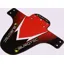 Burgtec Moto Mudguard Red/Black