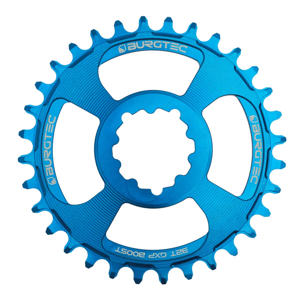 Image of Burgtec SRAM Boost 3mm Offset Thick Thin Chainring Blue