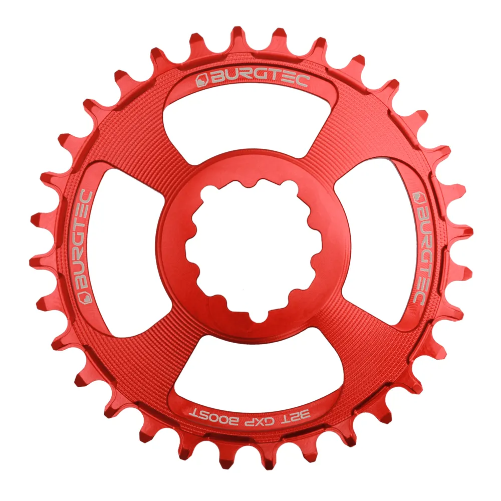 Image of Burgtec SRAM Boost 3mm Offset Thick Thin Chainring Red