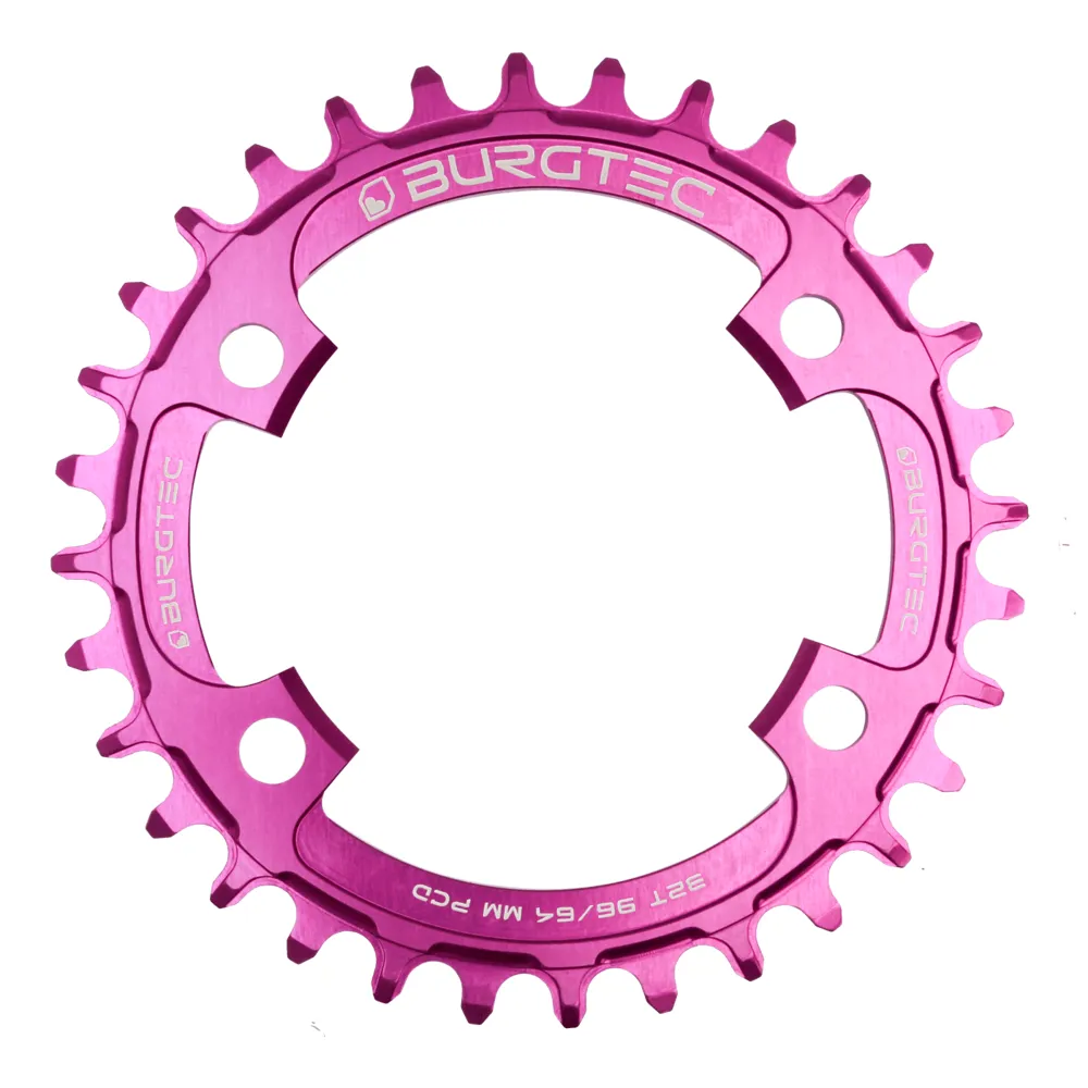 Image of Burgtec ThickThin XT 96/64mm PCD Chainring Purple