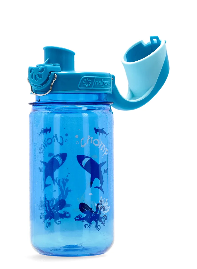Nalgene Kids On The Fly 350ml Bottle Slate Blue Chomp-3