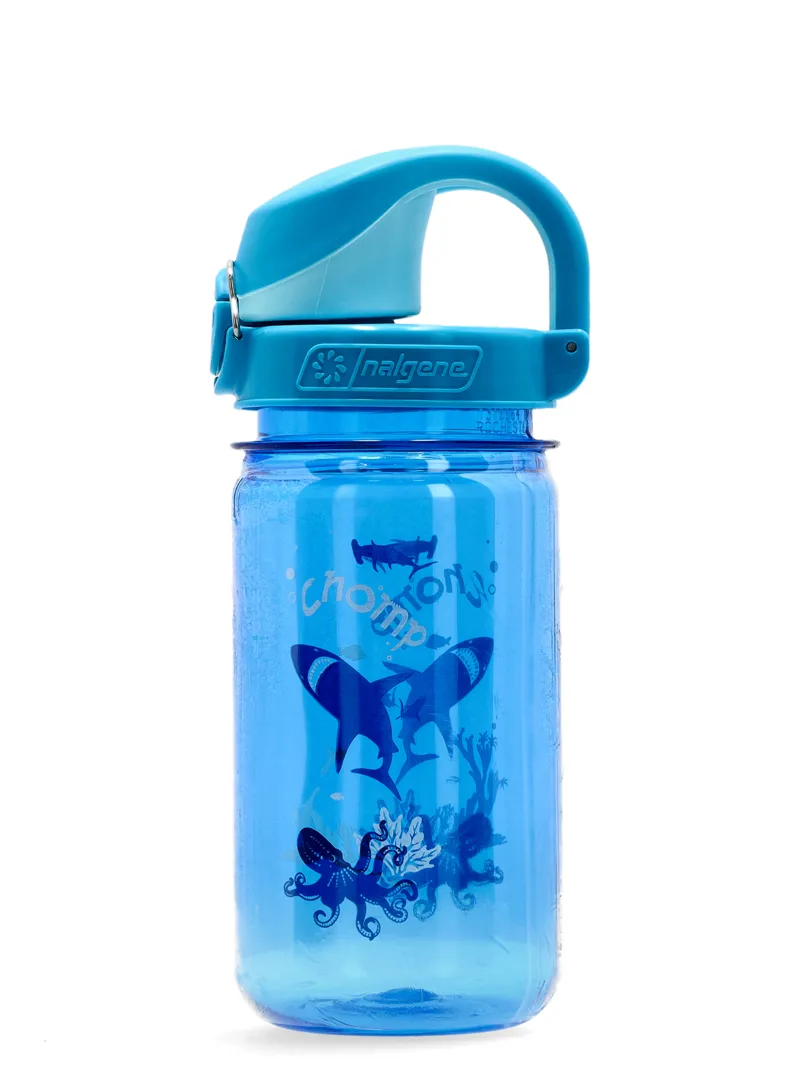 Nalgene Kids On The Fly 350ml Bottle Slate Blue Chomp-1