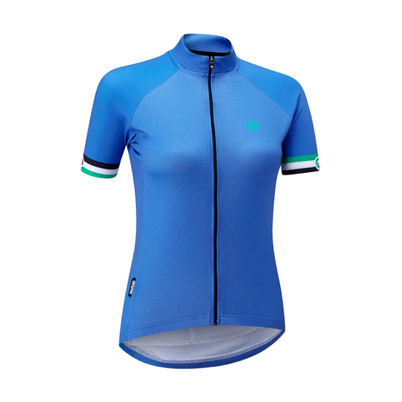 Chapeau Club Womens SS Jersey Logo Cerulean Blue-1