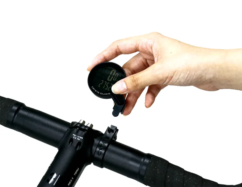 Cateye Quick Wireless Cycle Computer Black-4