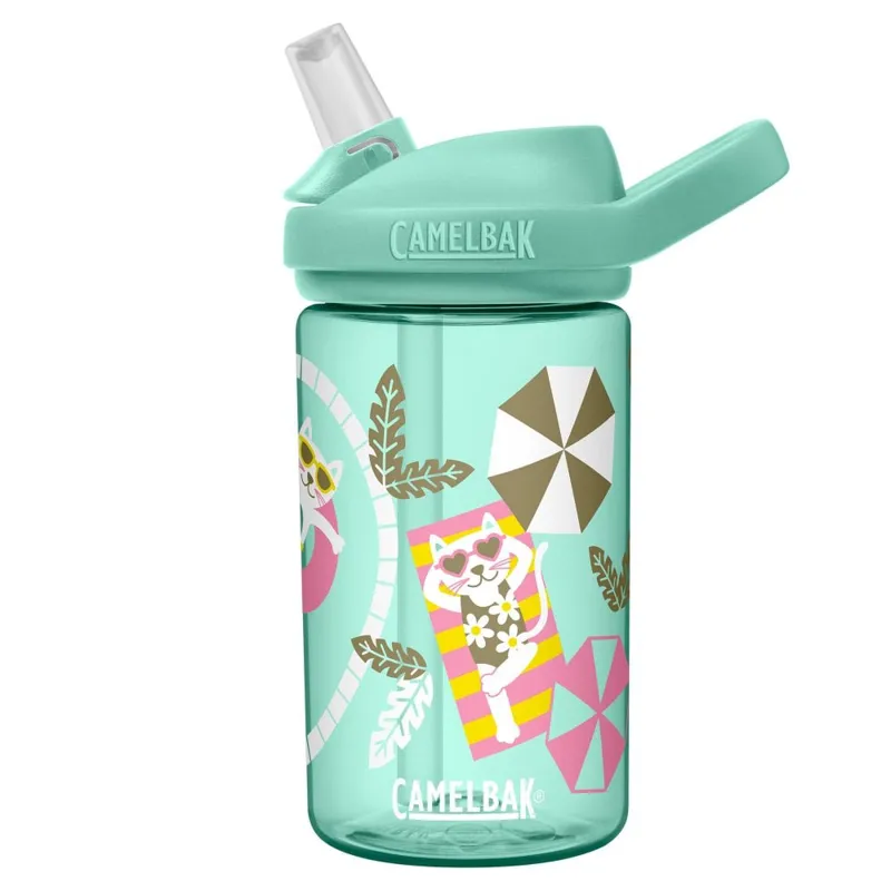 Camelbak Eddy+ Kids Water Bottle 400ml Pool Cats