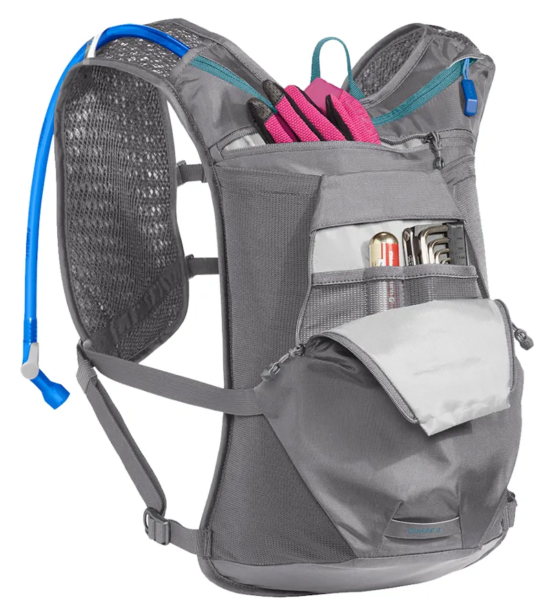 Camelbak Chase 8 Bike Vest Hydration Pack 2L Gunmetal/Larkspur-2