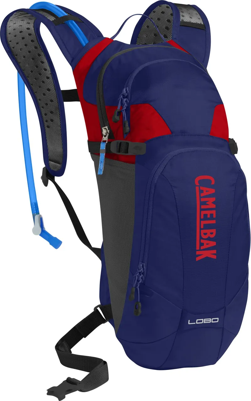 Camelbak Lobo 3L Hydration Pack Pich Blue/Red