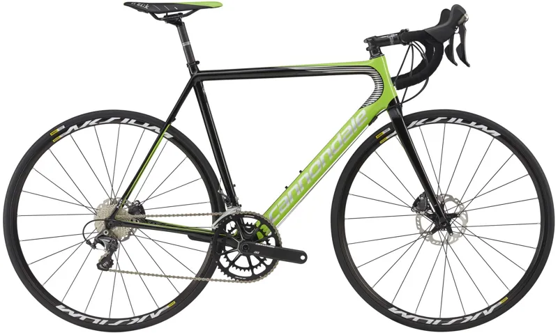 Cannondale SuperSix EVO Hi-Mod Disc Ultegra Road Bike 2017 Green/Black