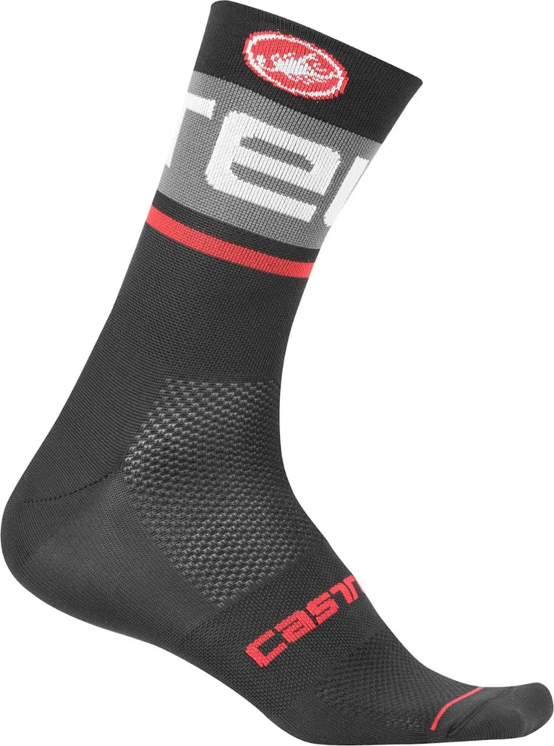 Castelli Free Kit 13 Socks Black/Dark Grey