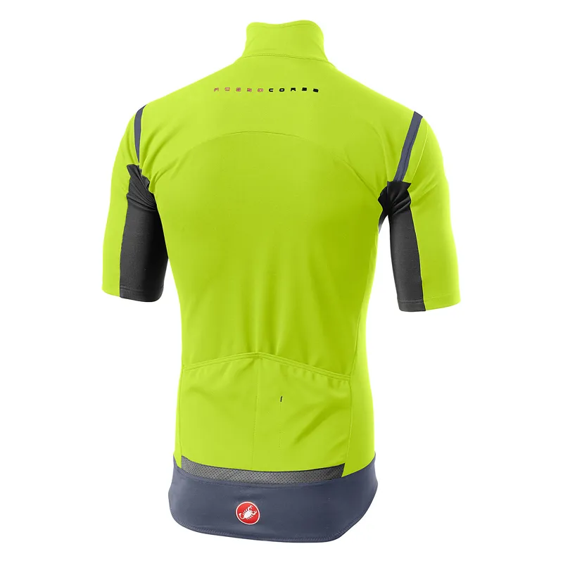 Castelli Gabba Ros Jersey Yellow Fluo-1