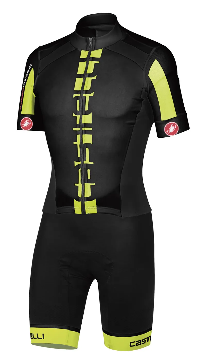 Castelli Sanremo 2.0 Speed Suit Black/Yellow
