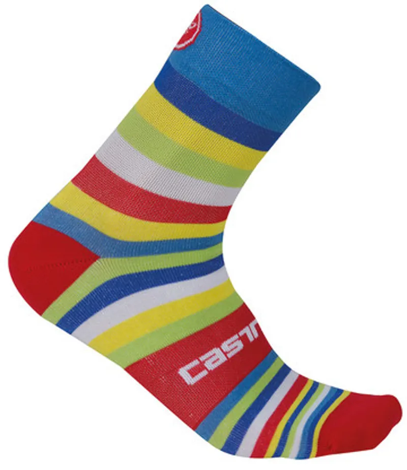 Castelli Striscia 13 Sock Blue/Multi