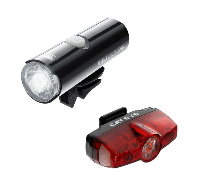 Cateye Volt 200 XC/Rapid Mini Light Set