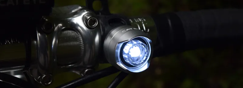 Cateye Orb Front Light Polished Black-2