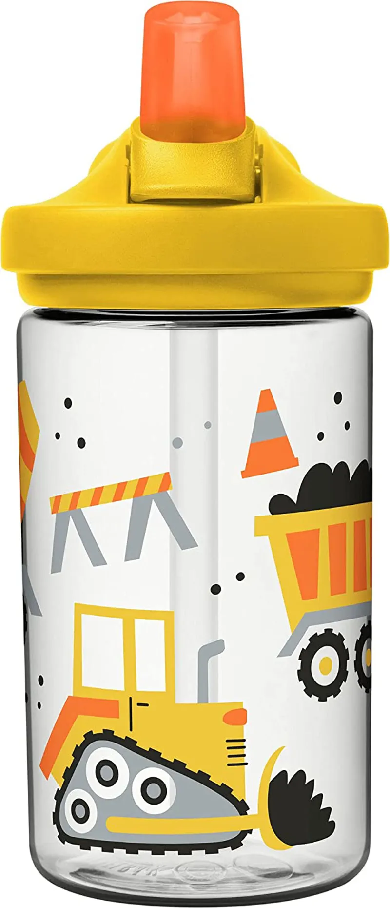 Camelbak Eddy+ Kids Water Bottle 400ml Construction Trucks-1