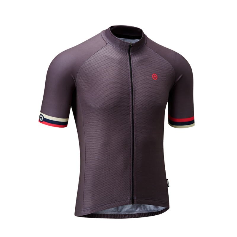 Chapeau Club Logo Short Sleeve Road jersey Flint Grey-1