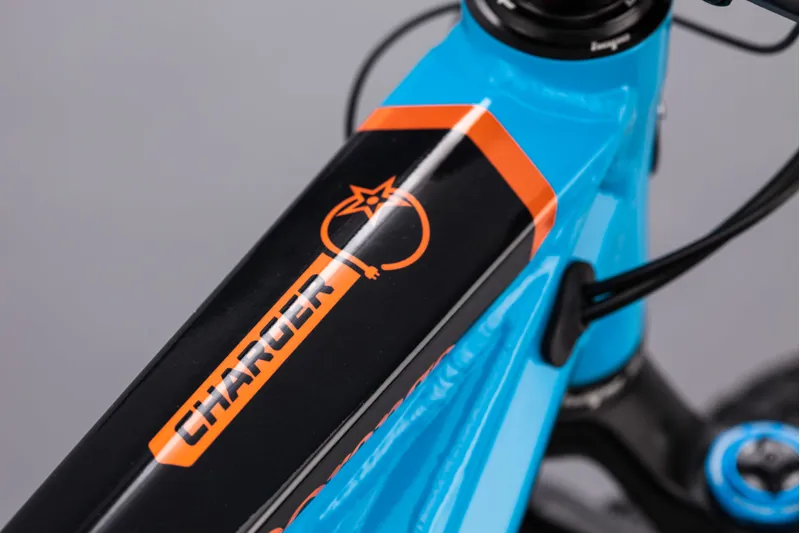 Orange Charger Factory Electric Bike Cyan Blue-1