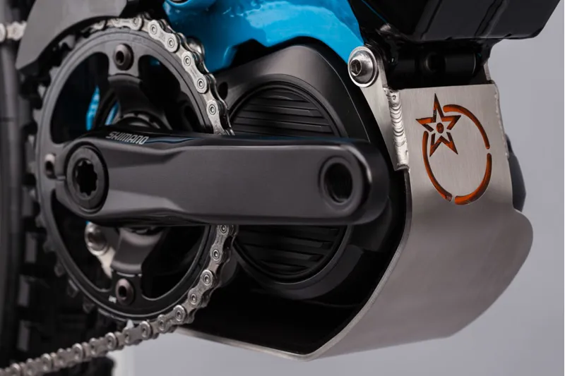 Orange Charger Factory Electric Bike Cyan Blue-3