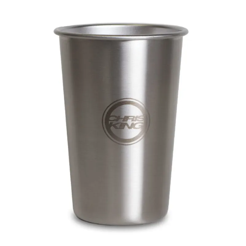 Chris King Stainless Steel Pint Glass