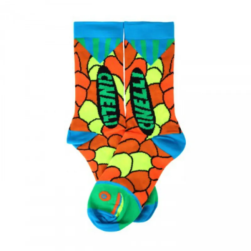 Cinelli Poseidon Socks Orange-4