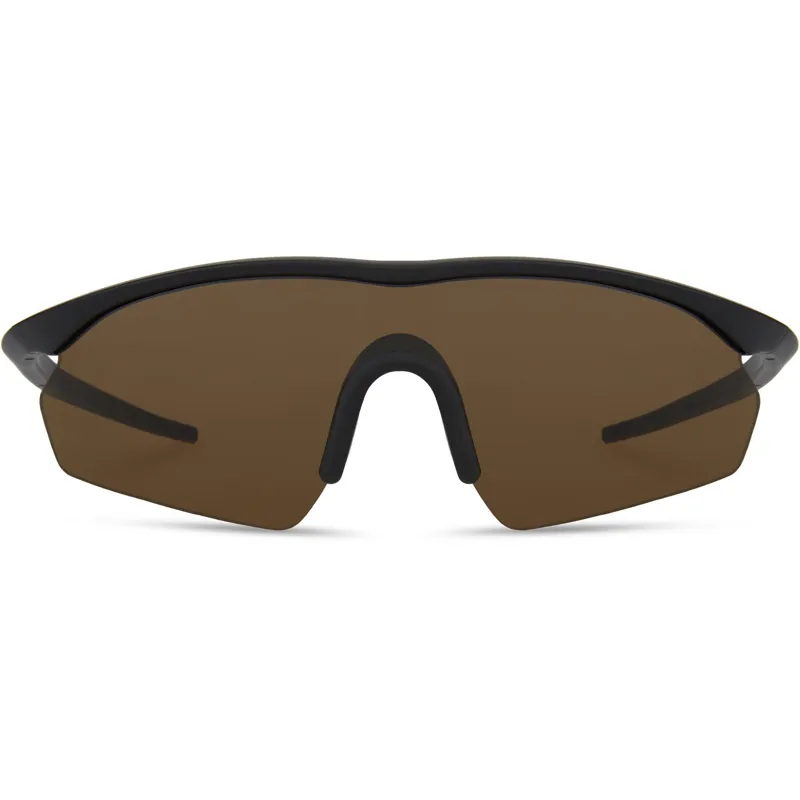 Madison D Arcs Triple Sunglasses Set Black Frame/Dark Amber/Clear lenses-2