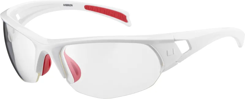 Madison Mission Glasses Gloss White Frame/Clear Lens