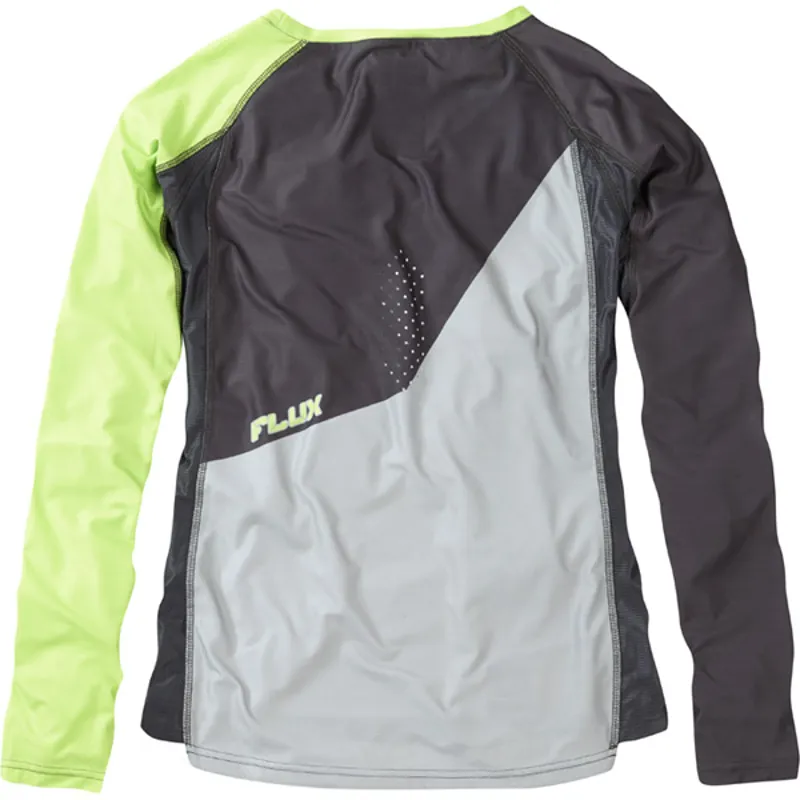Madison Flux Enduro Womens LS Jersey Grey/Green-1