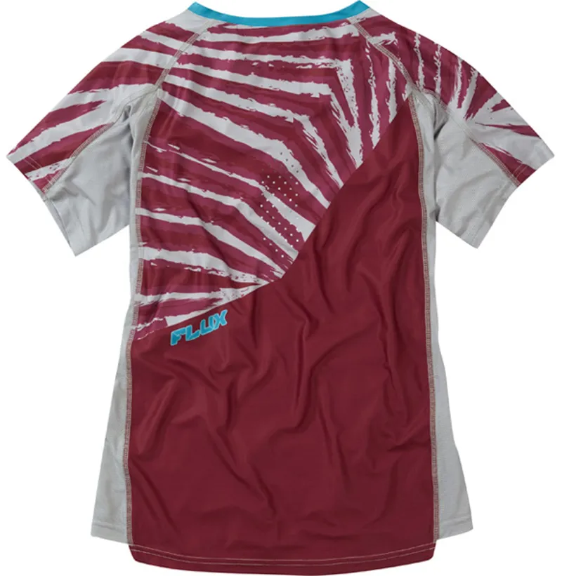 Madison Flux Enduro Womens SS Jersey Grey/Classy Burgandy-1