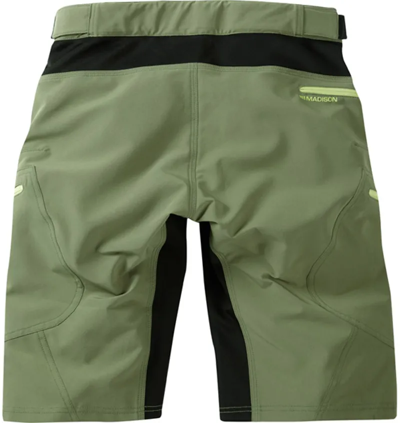 Madison Zena Womens Shorts Olive Green-1