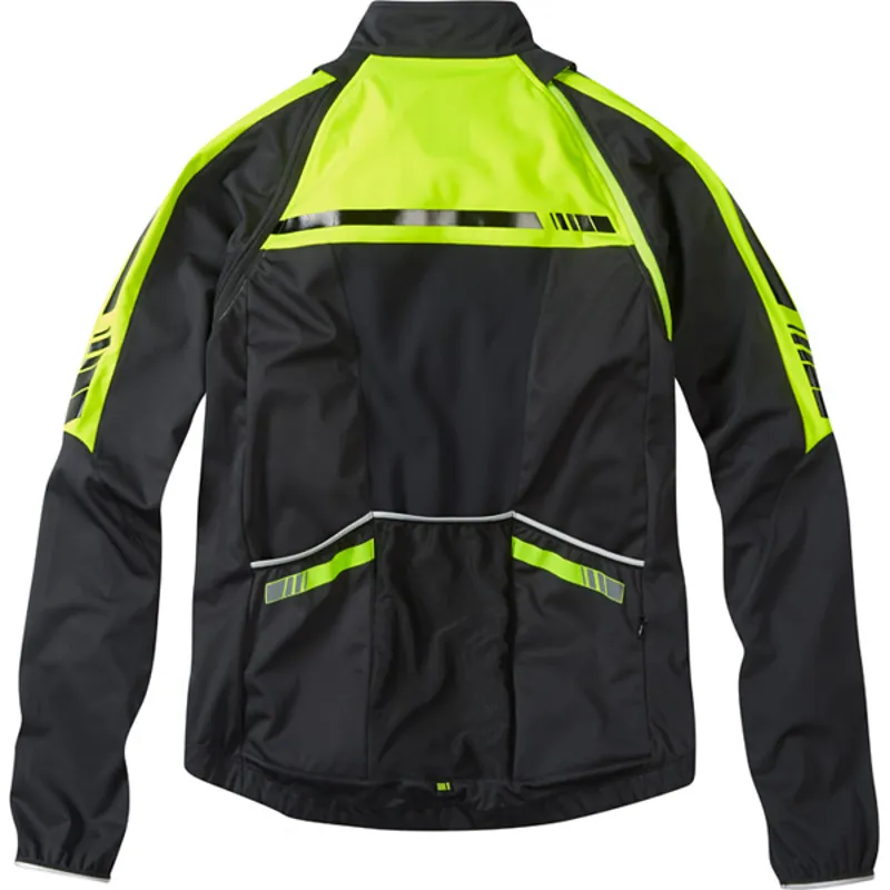Madison Sportive Convertible Softshell Jacket Hi Viz Yellow-1