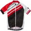 Madison Sportive Full-Zip SS Jersey Red/White/Black