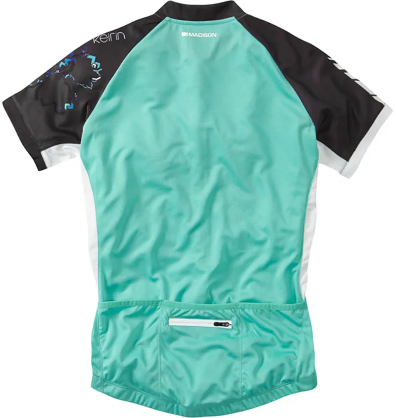 Madison Keirin Womens SS Jersey Cockatoo Blue-1