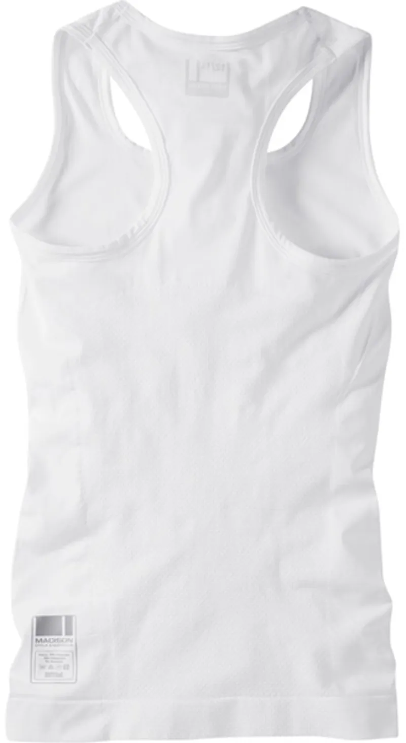 Madison Isoler Mesh Womens Sleeveless Base Layer White-1