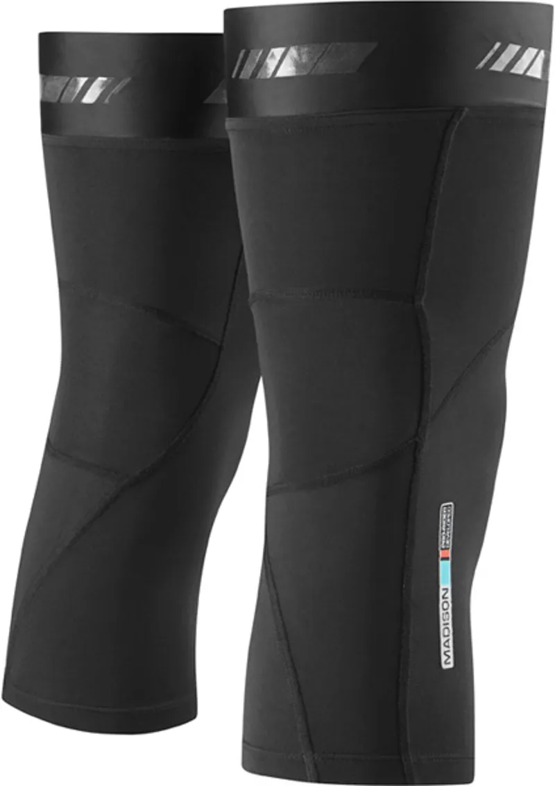 Madison RoadRace Optimus Softshell Knee Warmers Black-1
