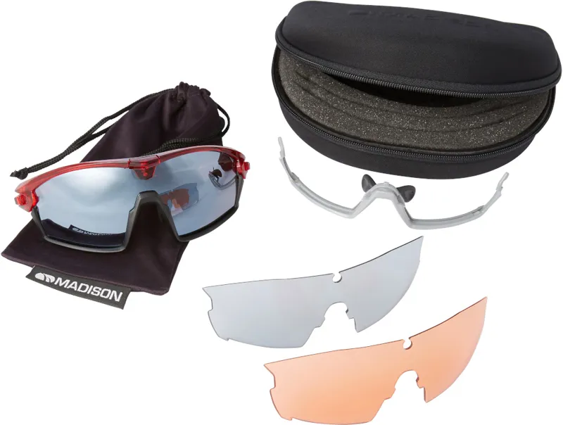 Madison Code Breaker Glasses 3-Lens Pack Crystal Red-3