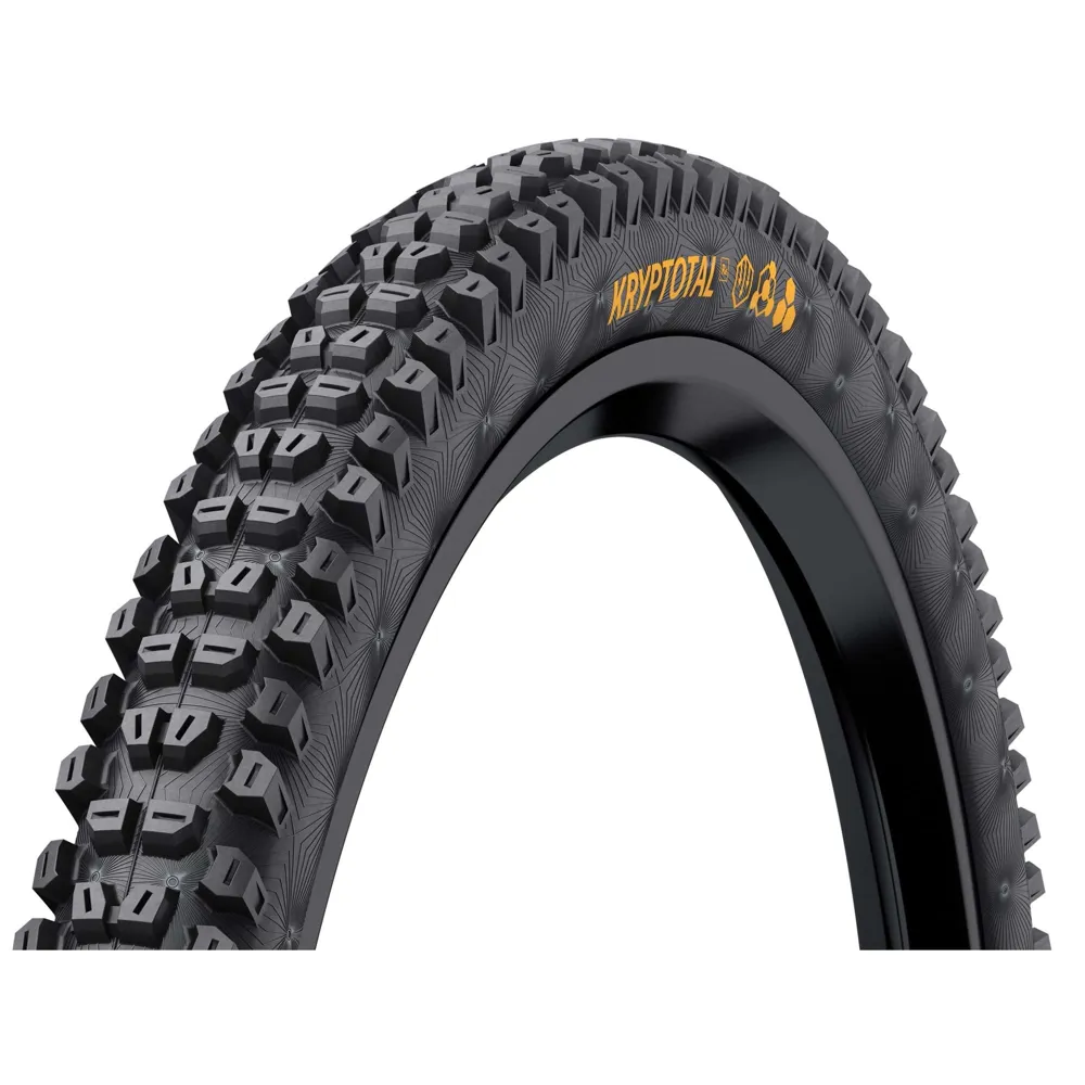 Image of Continental Kryptotal DH Rear Folding Tyre 29x2.40 Supersoft Compound Foldable Black/Black Skin