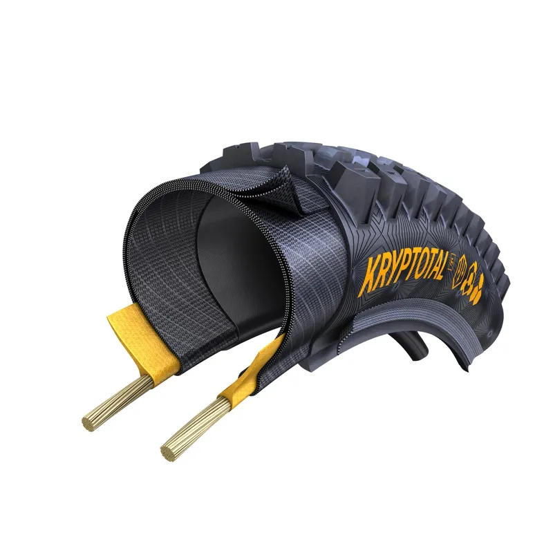 Continental Kryptotal Rear Soft Compound Foldable Downhill 27.5X2.40 Tyre Black-3